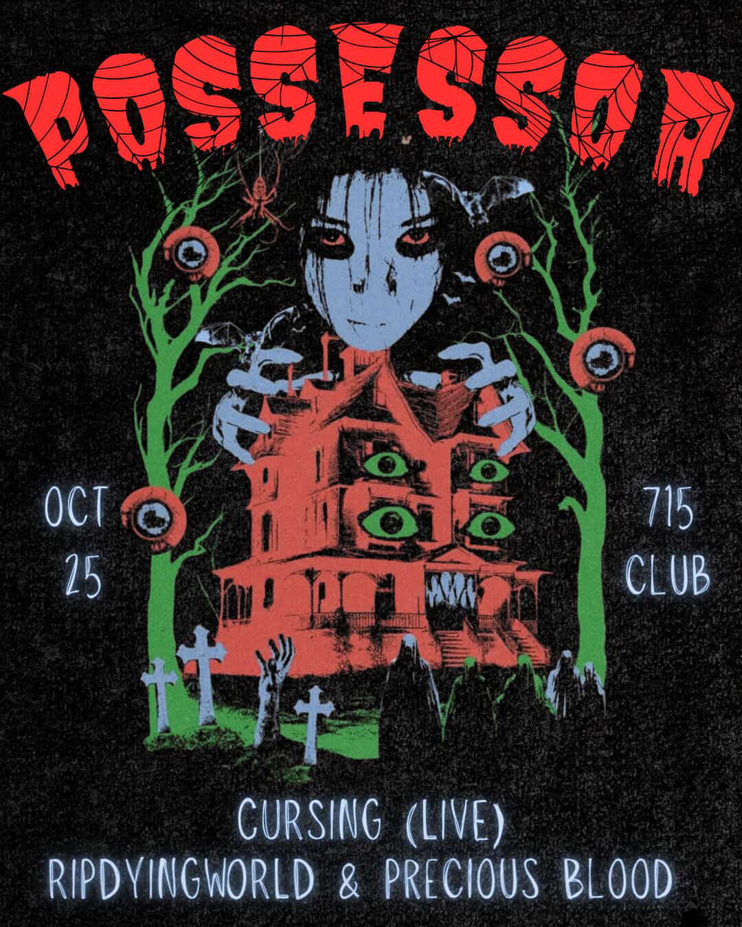 CURSING live at 715 Club